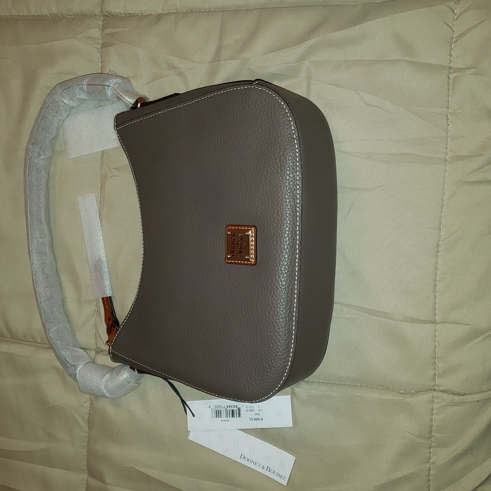 Dooney & Bourke Small Kiley Hobo "Elephant" Color (Taupe) NWT - Picture 7 of 11